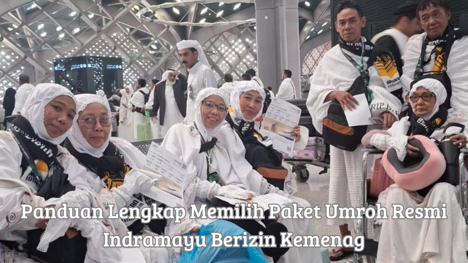paket umroh resmi indramayu bersama jemaah saat keberangkatan ibadah